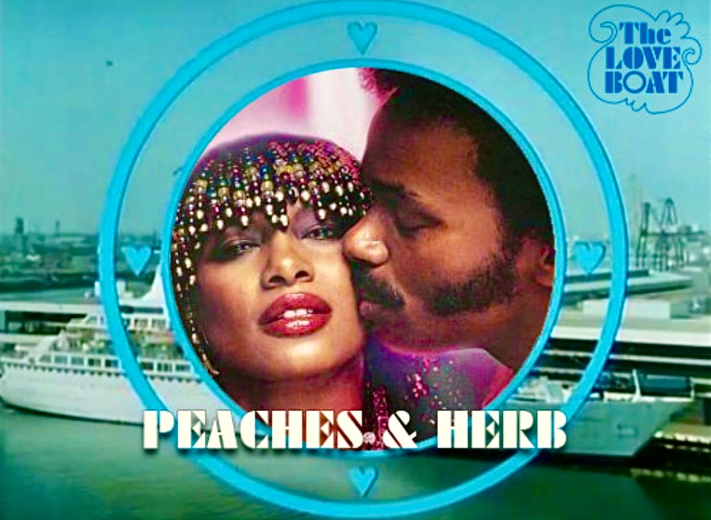 Linda Greene and Herb Fame of the music duo Peaches & Herb pose